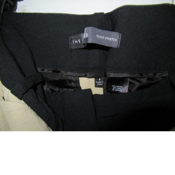 The Limited Exact Stretch Khaki pants with black waist and sides - Picture 3 of 3